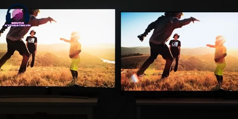 So sánh công nghệ hiển thị OLED và QLED